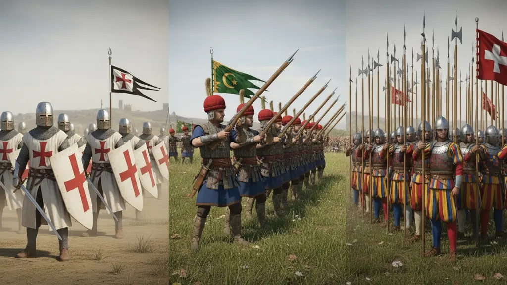 Medieval & Early Modern Units, Knights Templar, Janissaries, Swiss Pikemen
